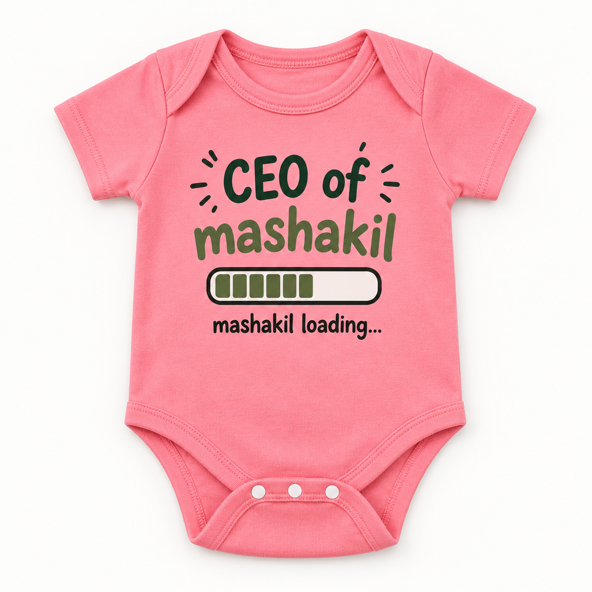 "CEO of Mashakil Onesie" NEWBORN
