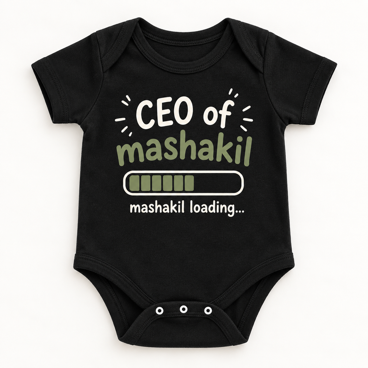 "CEO of Mashakil Onesie" NEWBORN