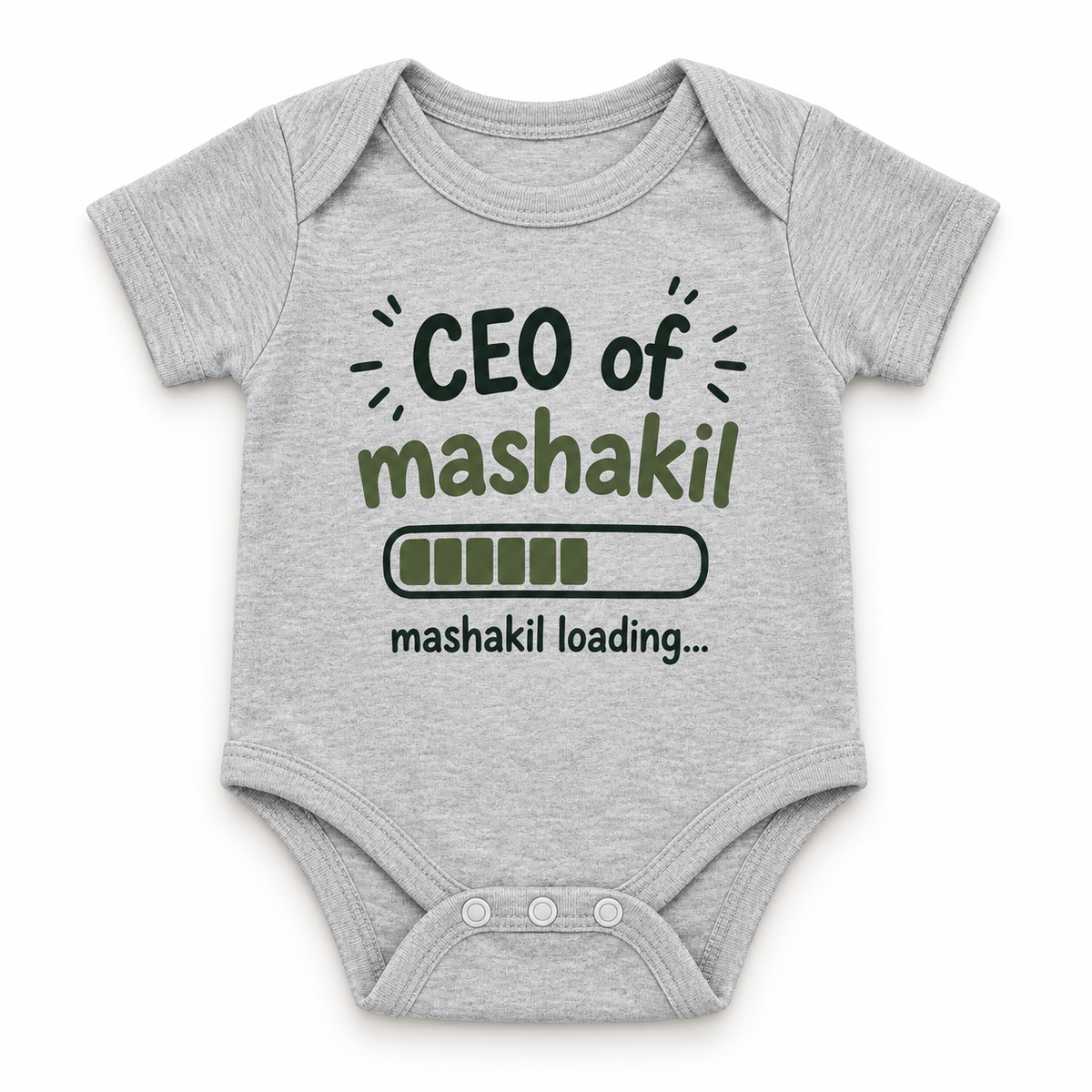 "CEO of Mashakil Onesie" NEWBORN