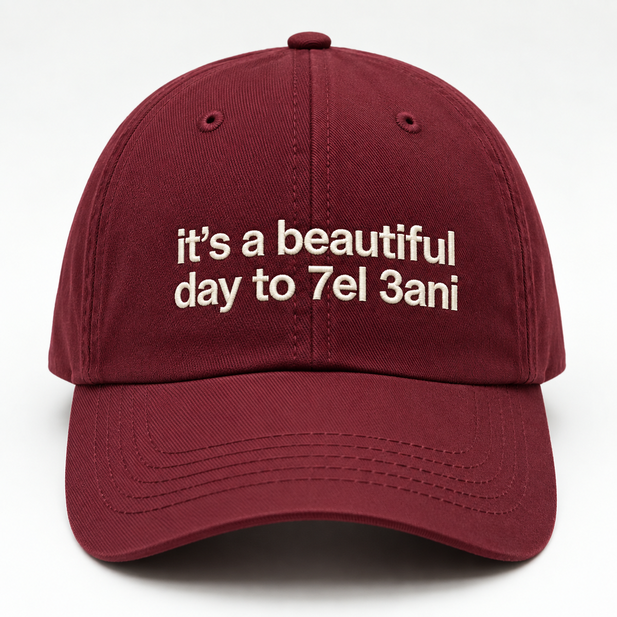 The "It's A Beautiful Day To 7el 3ani" Cap - ArabCollective