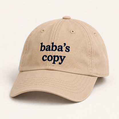 "BABA'S COPY" Kids Cap