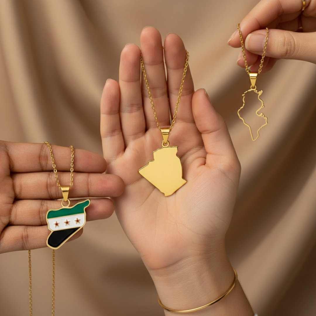 Collier Pendentif Pays Arabe