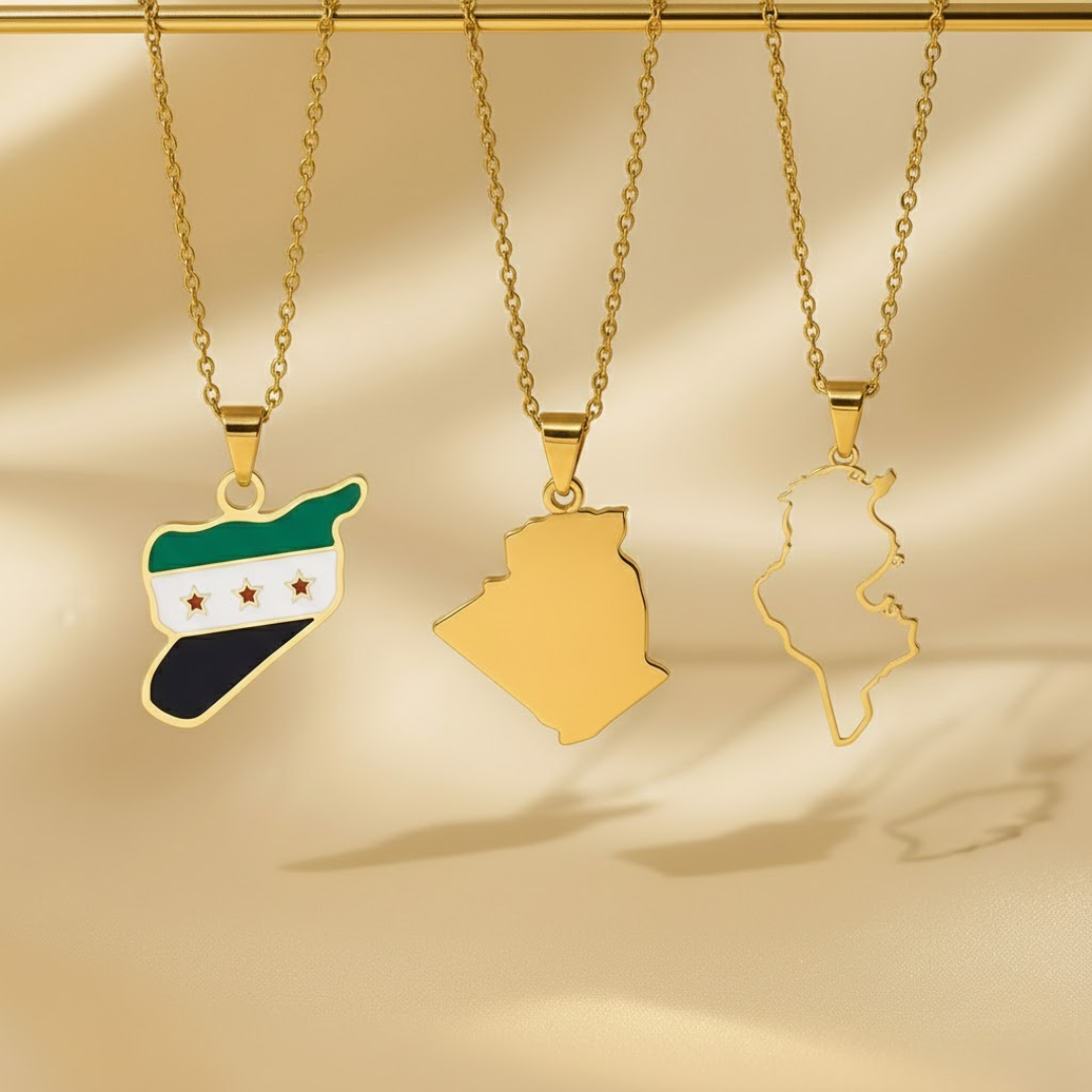 Collier Pendentif Pays Arabe