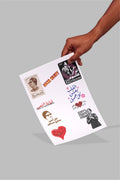 Lot d'autocollants Oum Kalthoum