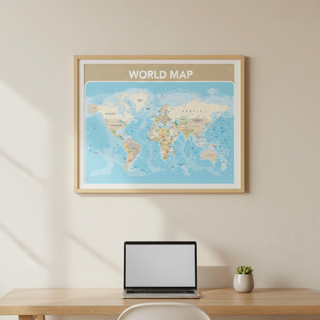 World Explorer Wall Map
