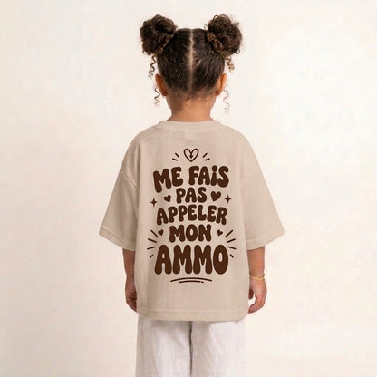"ME FAIS PAS APPELER AMMO" KIDS Tee