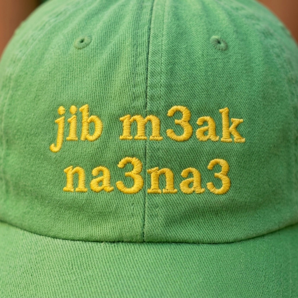 “Jib M3ak Na3Na3” Cap