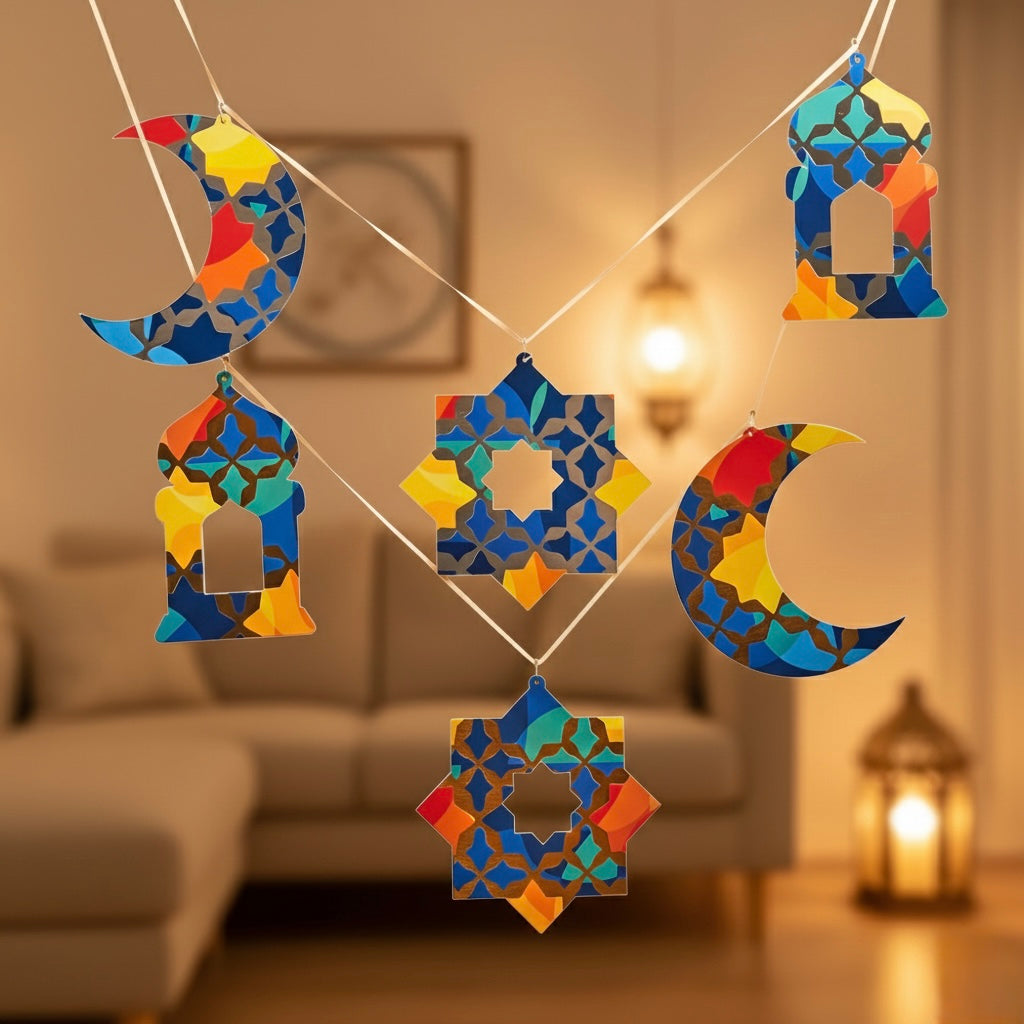 Mosaic Ramadan Hanging Set