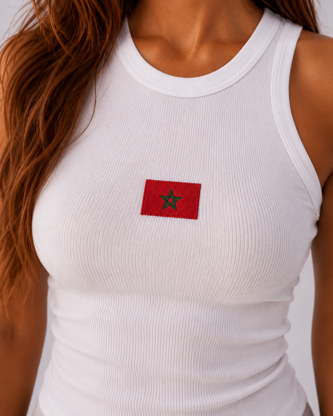 Morocco Flag Tank Top 2
