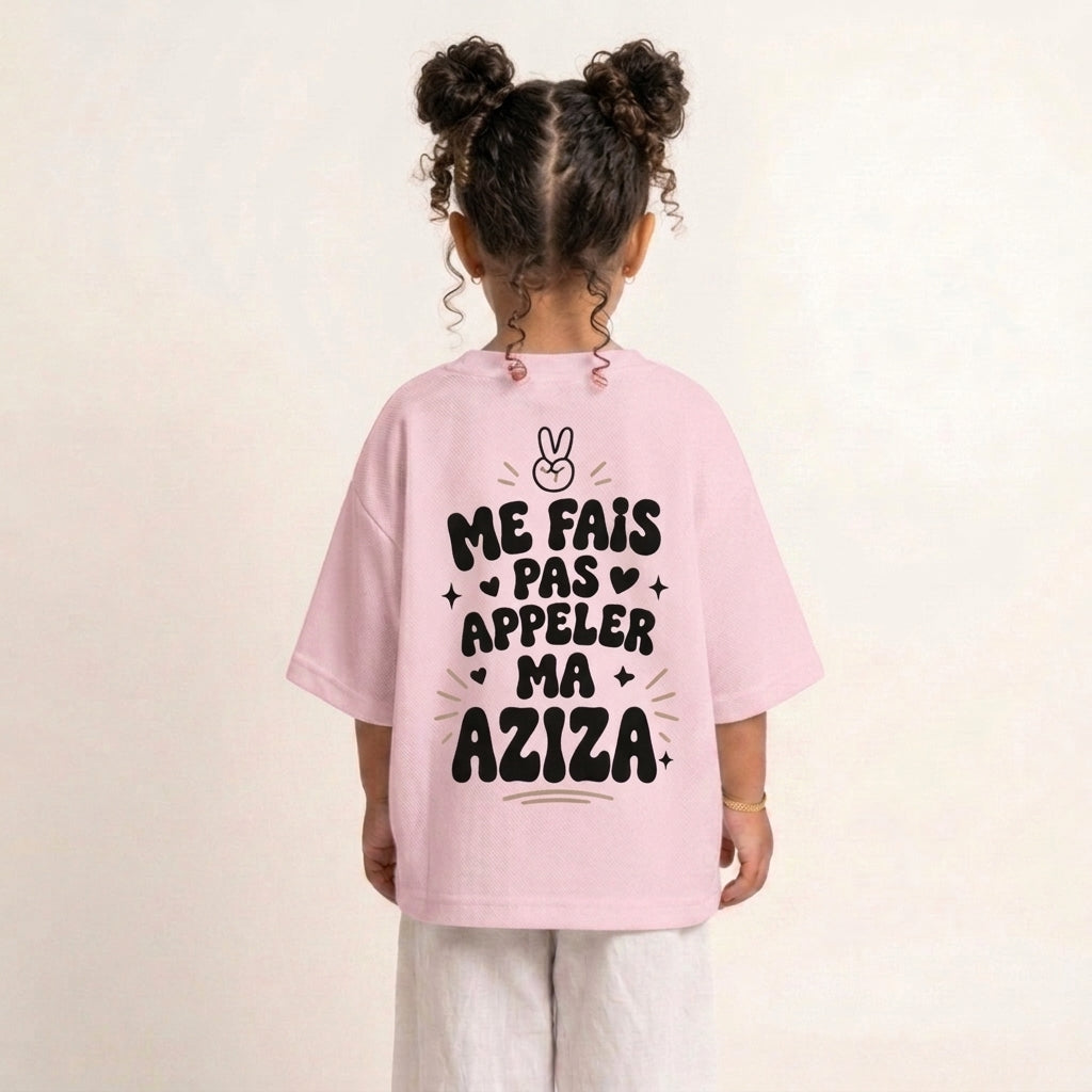"ME FAIS PAS APPELER MA AZIZA" KIDS Tee