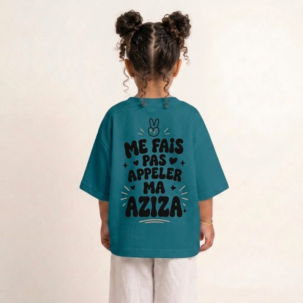 "ME FAIS PAS APPELER MA AZIZA" KIDS Tee