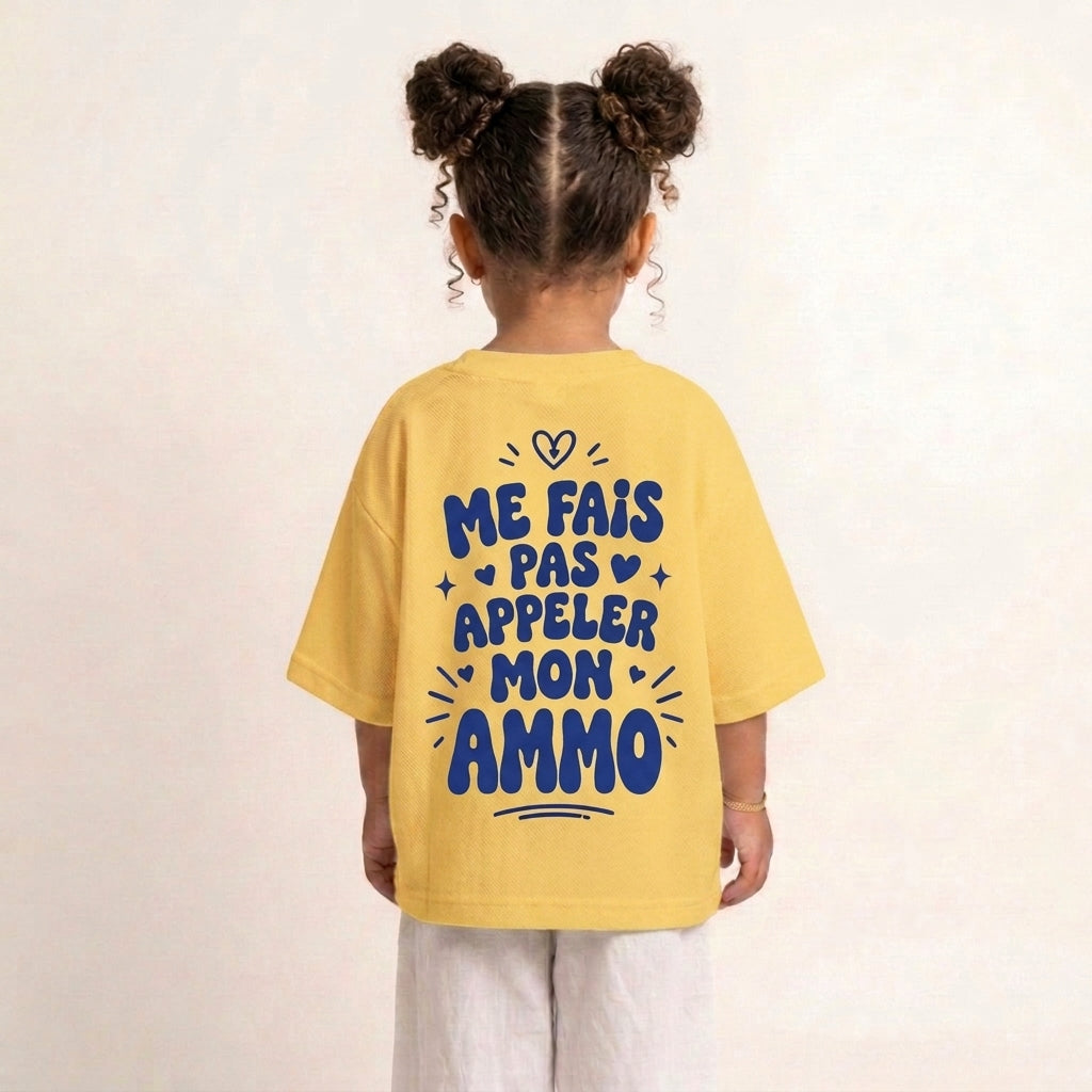 "ME FAIS PAS APPELER AMMO" KIDS Tee