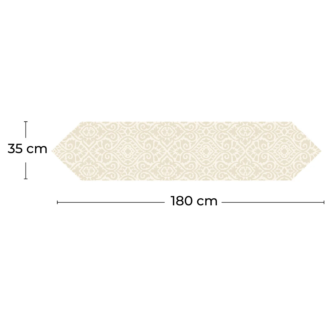Safa Ivory Table Runner