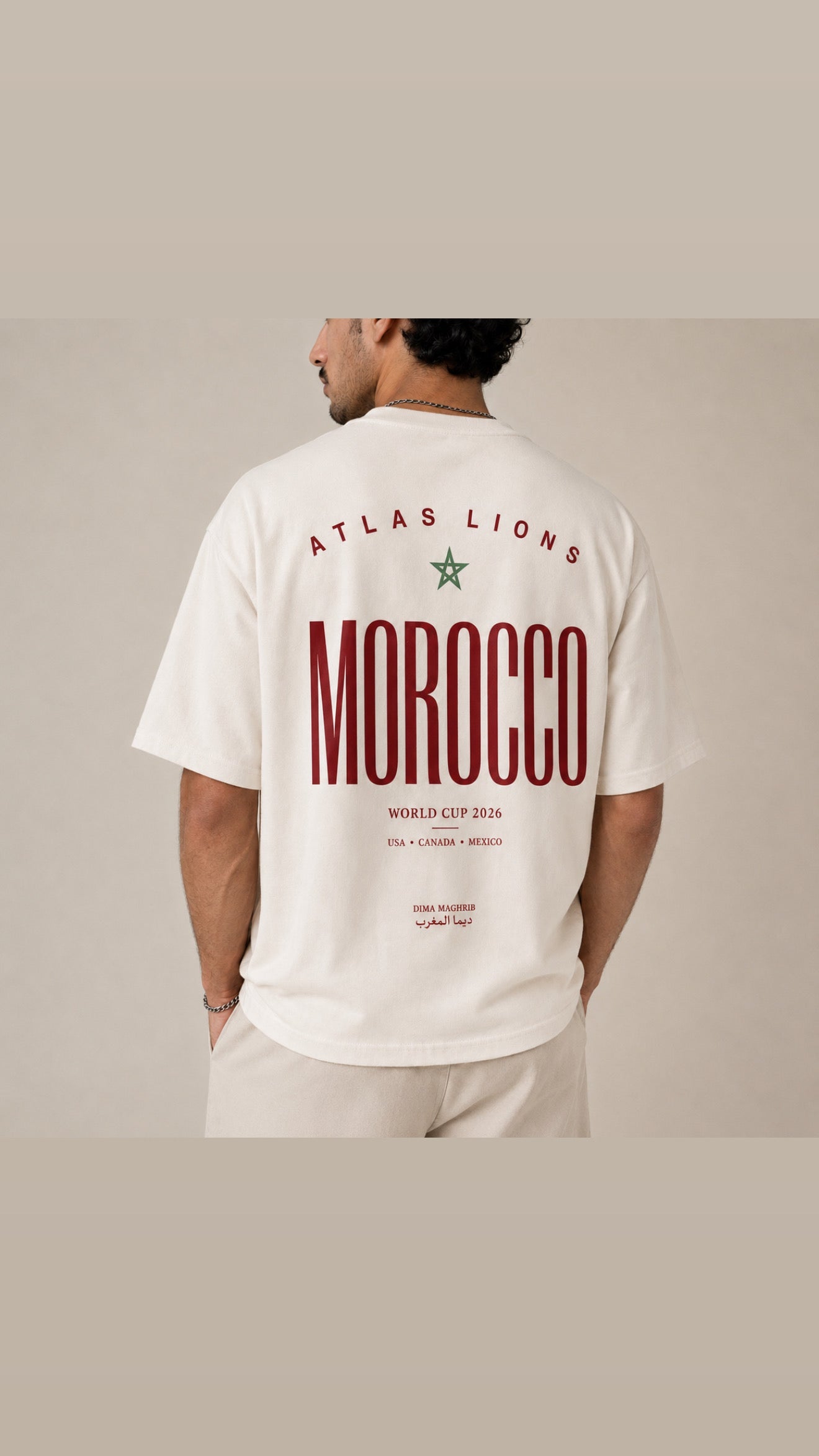 Atlas Lions Morocco World Cup 2026 Tee