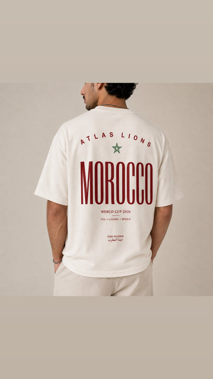 Atlas Lions Morocco World Cup 2026 Tee