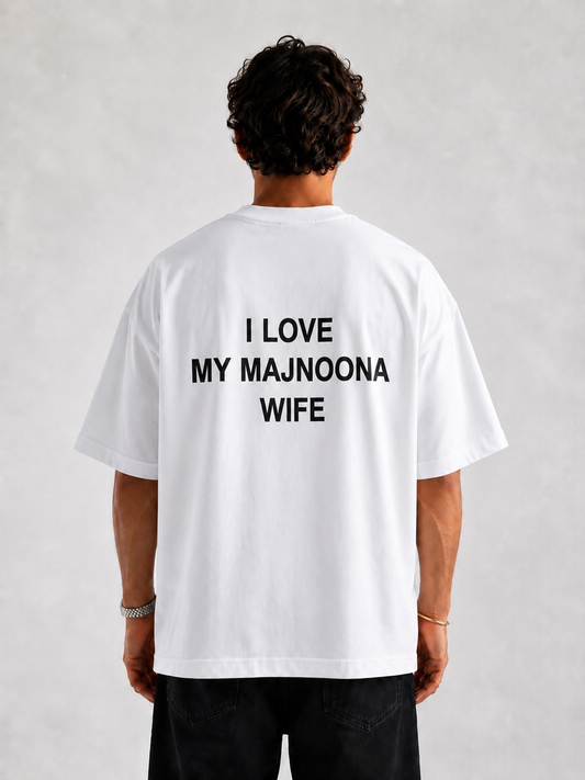 I Love My Majnoona Wife Tee