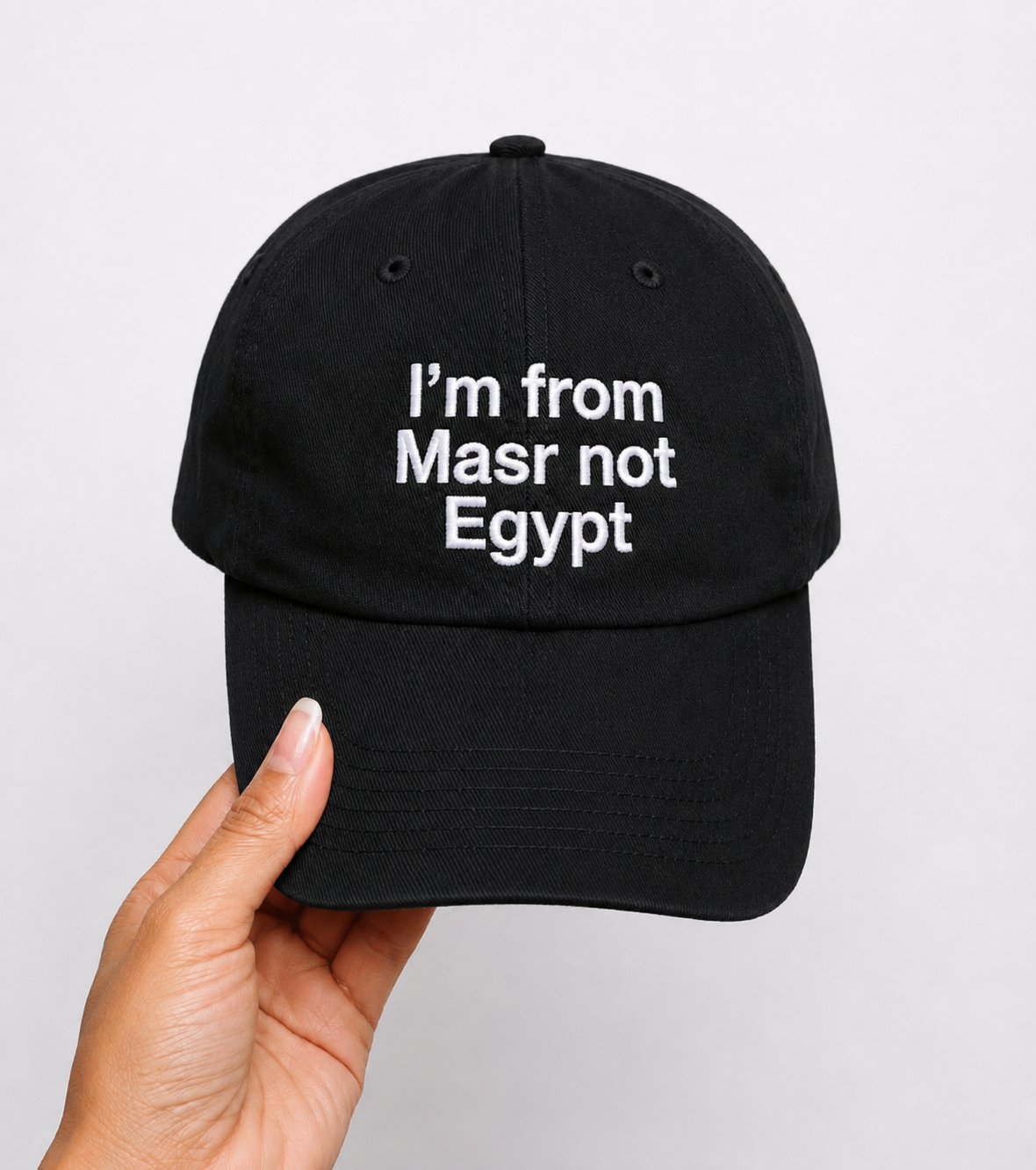 "I'm from Masr not Egypt" Cap