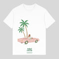 Tropisches Taxi-T-Shirt