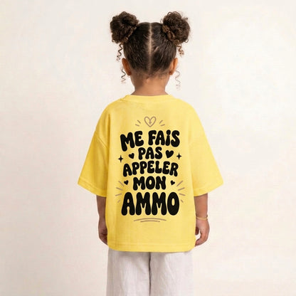 "ME FAIS PAS APPELER AMMO" KIDS Tee