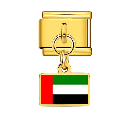 "Support Your Country" World Cup Flag Charm Bracelet