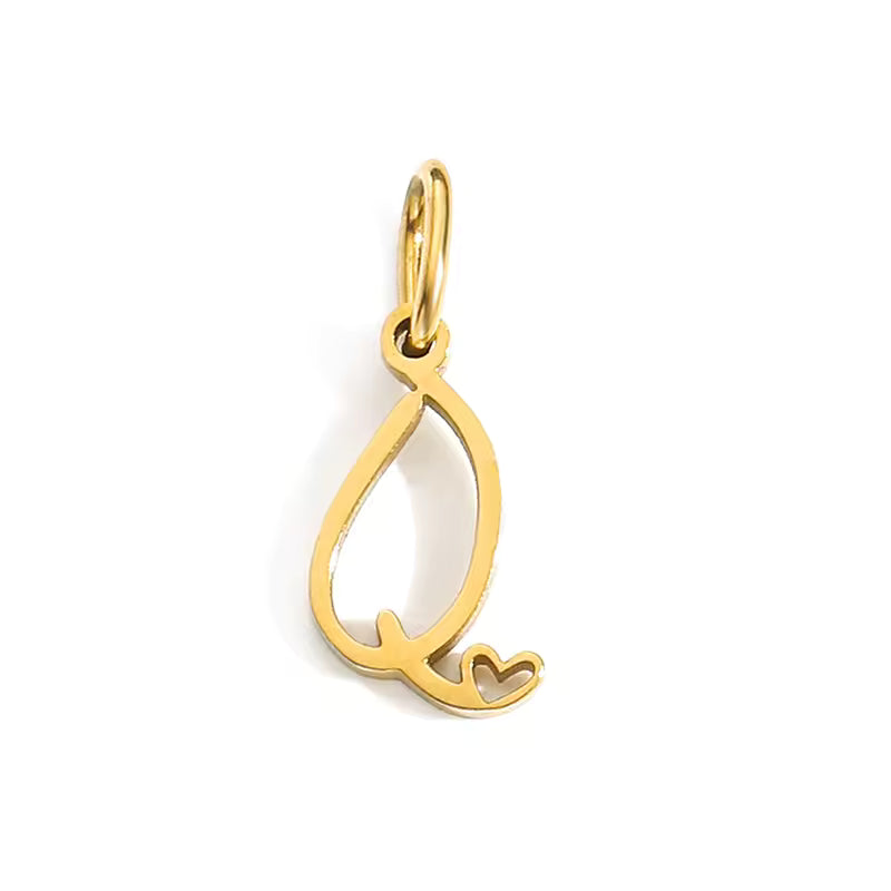 Collier Pendentif Initiale