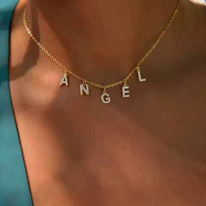 Collier Pendentif Initiale