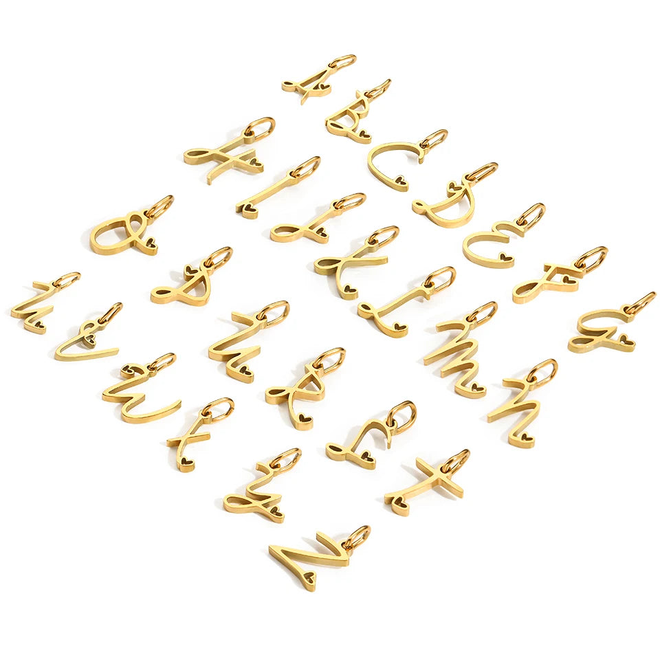 Collier Pendentif Initiale