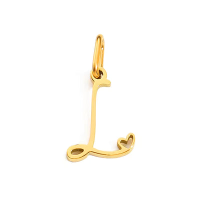 Collier Pendentif Initiale