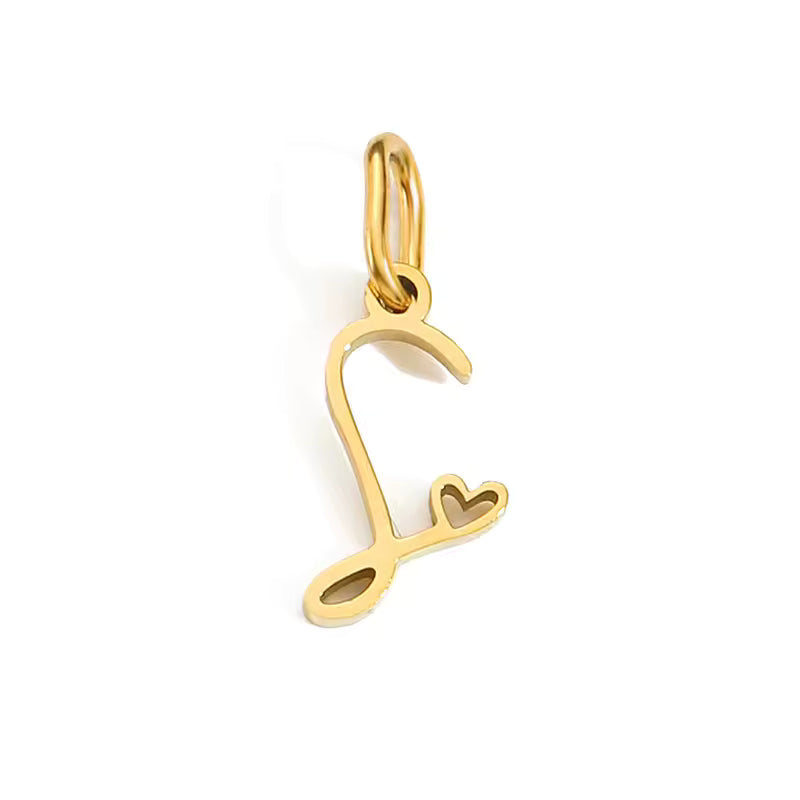 Collier Pendentif Initiale
