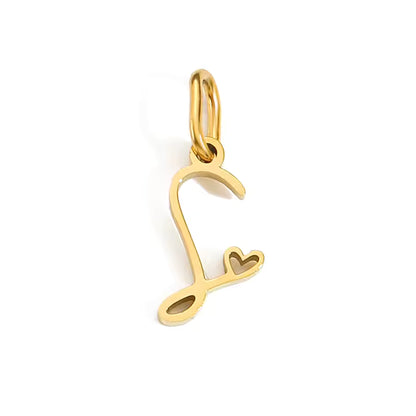 Collier Pendentif Initiale