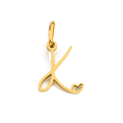 Collier Pendentif Initiale