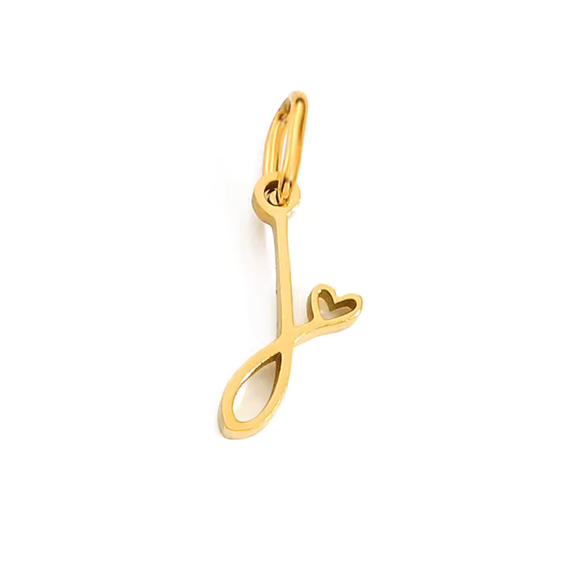 Collier Pendentif Initiale