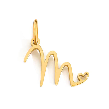 Collier Pendentif Initiale