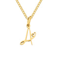 Initial Heart Pendant Necklace