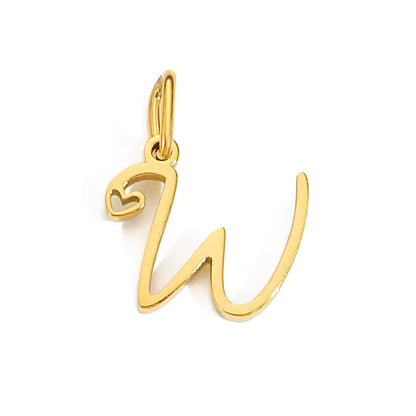 Collier Pendentif Initiale