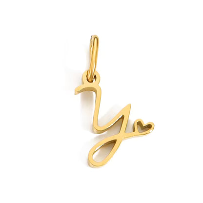 Collier Pendentif Initiale