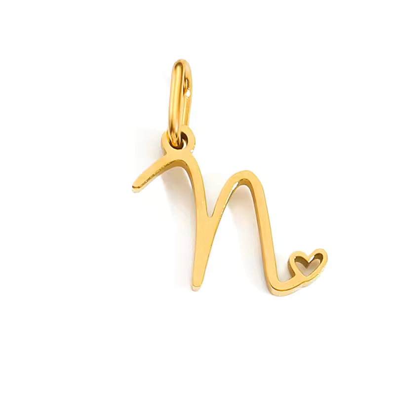 Collier Pendentif Initiale