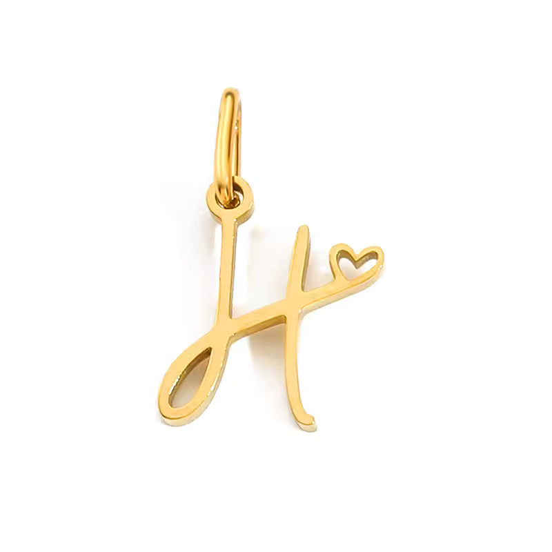 Collier Pendentif Initiale