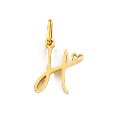 Collier Pendentif Initiale