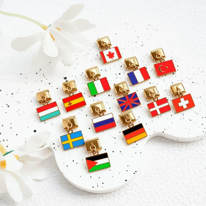 "Support Your Country" World Cup Flag Charm Bracelet