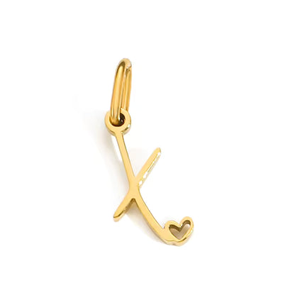 Collier Pendentif Initiale