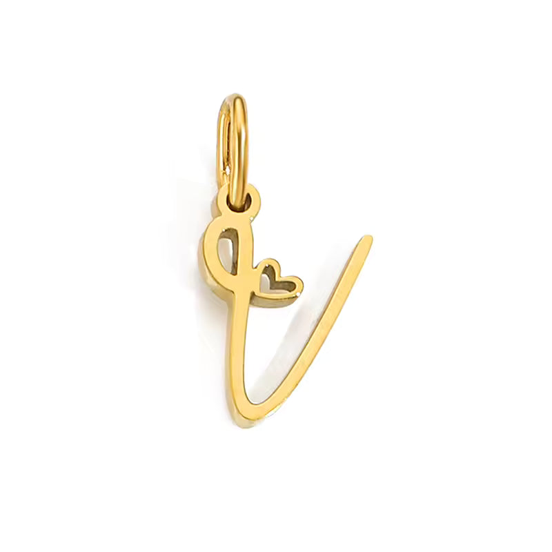 Collier Pendentif Initiale