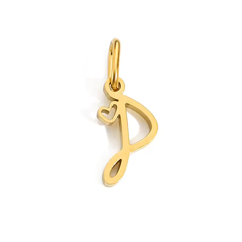 Collier Pendentif Initiale