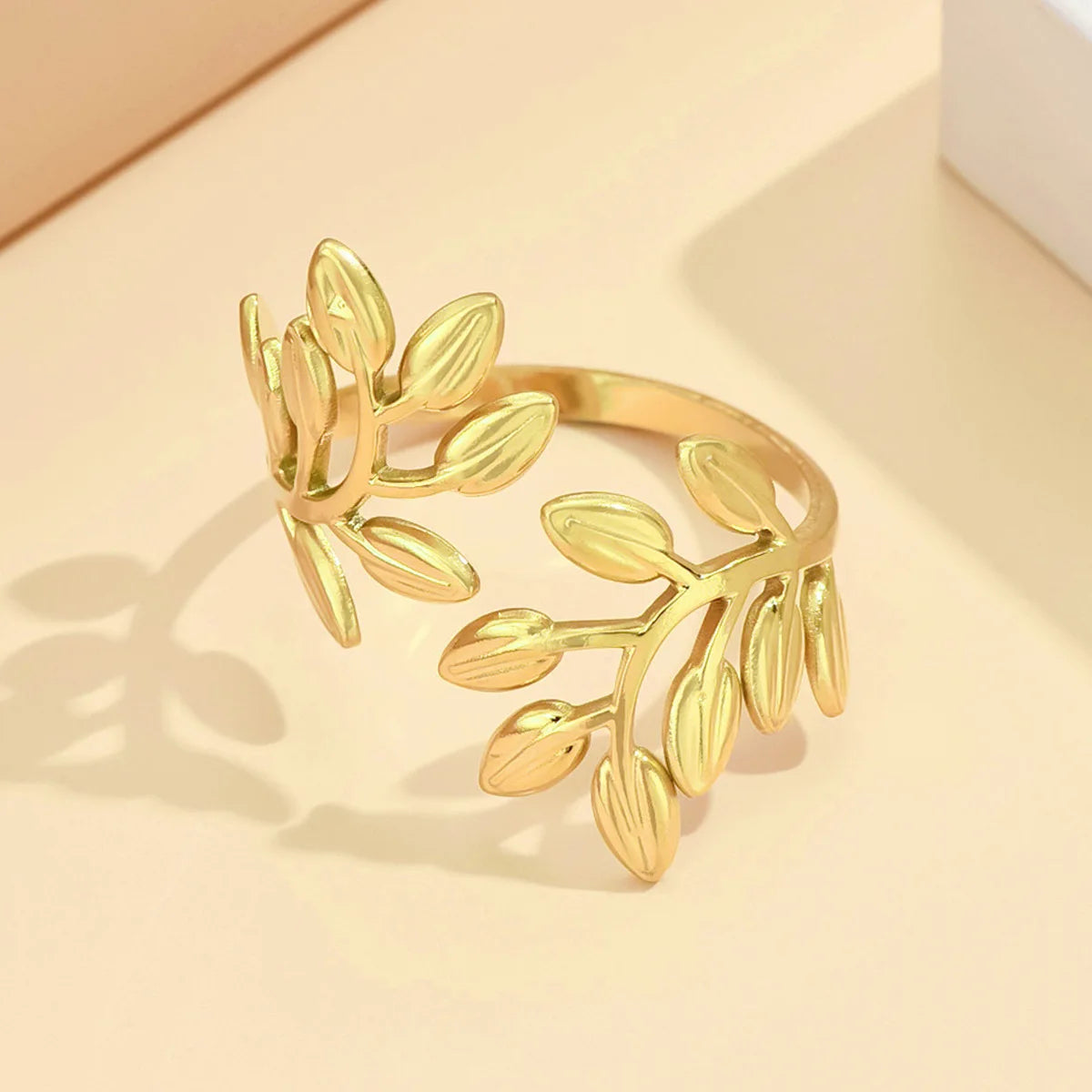 Palestine Olive Leaf Ring