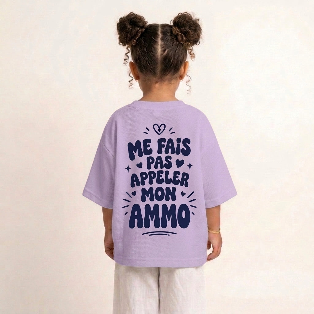"ME FAIS PAS APPELER AMMO" KIDS Tee