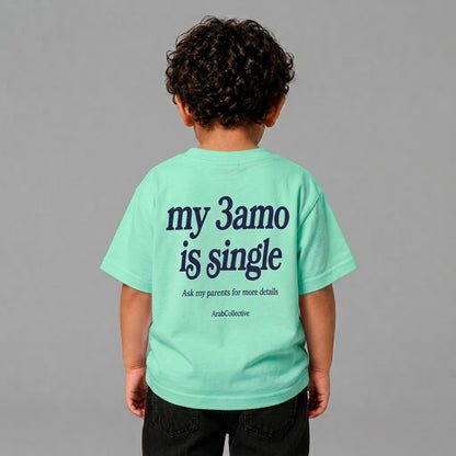 "MY 3AMO IS SINGLE" KIDS Tee - ArabCollective