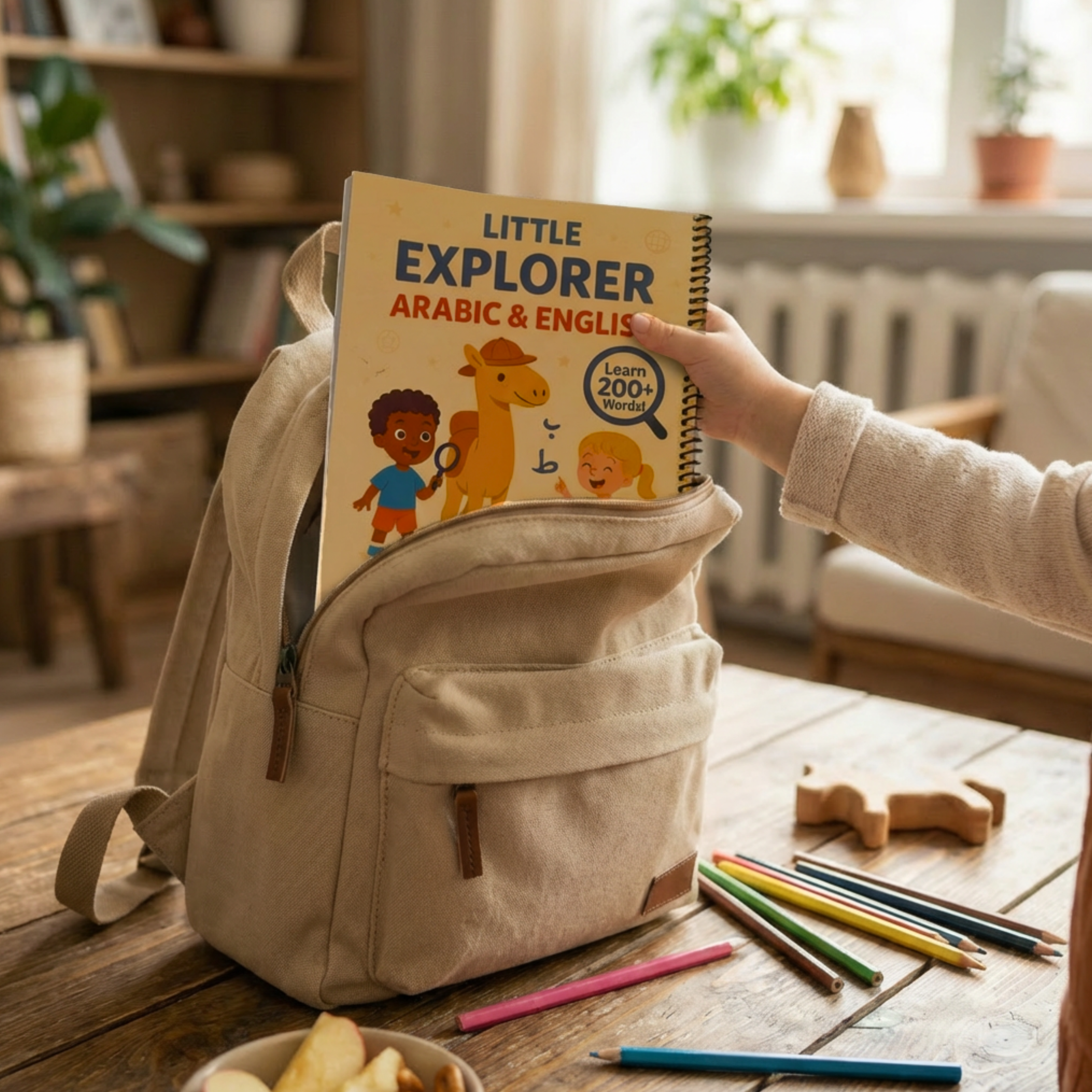 Little Explorer: Arabic & English – Bilingual First Words Book