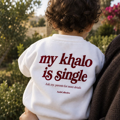 "MY KHALO IS SINGLE" KIDS Tee