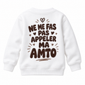 "Ne Me Fais Pas Appeler Ma 3amto" KIDS Crewneck