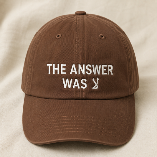 "THE ANSWER WAS PEACE" Kids Cap